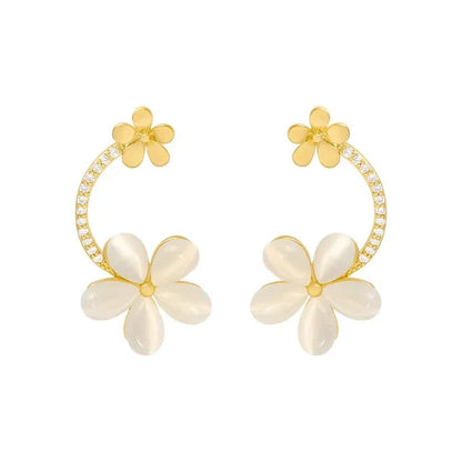 Floral Motif Earrings