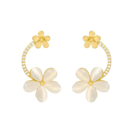 Floral Motif Earrings