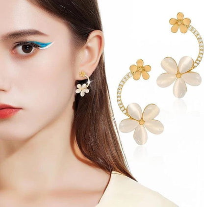 Floral Motif Earrings